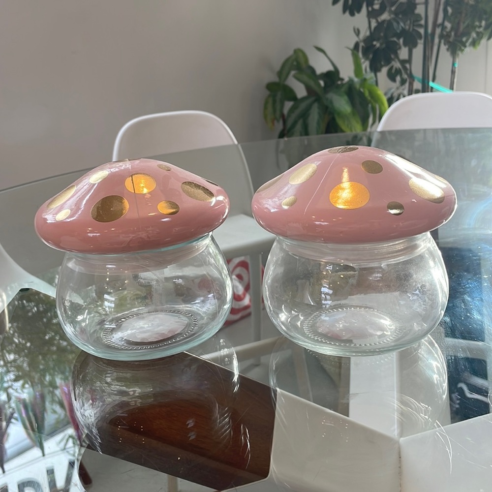 Target Glass Mushroom Jar